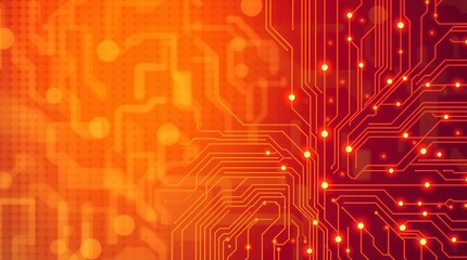 Tech Circuit Board Glow