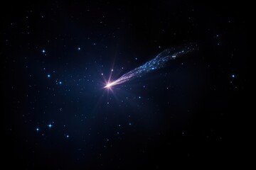 Wall Mural - star isolated on dark space background astronomy outdoors nature.