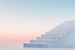 © Andrei - grand empty staircase with warm natural lighting leading to unknown destination