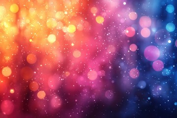 Poster - Blurred watercolor colors create a vibrant abstract background filled with hues and brightness