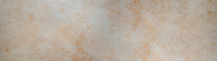 Leinwandbilder - Old brown gray rusty vintage worn shabby  tiles stone concrete cement wall texture background banner panorama