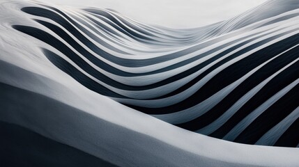Leinwandbilder - Business concept with a soft white background, smooth geometric patterns, and subtle lighting.
