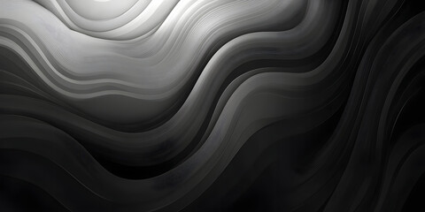 Wall Mural - abstract white and black wavy background. illustration with shadows and halftones. soft lighting. te