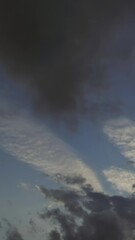 Wall Mural - timelapse with beautiful sunset sky background. vertical video