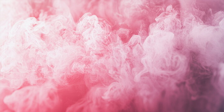 Abstract pink background. Dense clouds at sunset with gradient