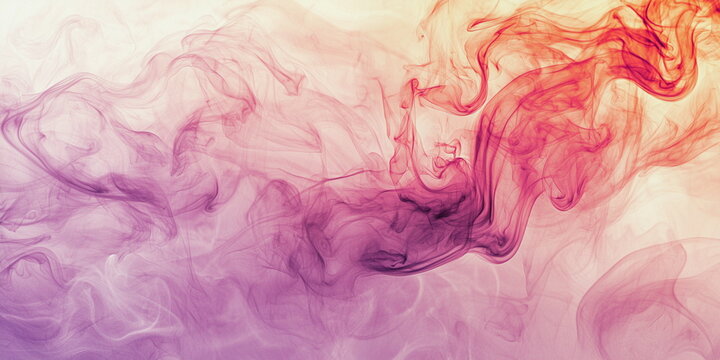 Abstract pink background. Sharp dark clouds of smoke