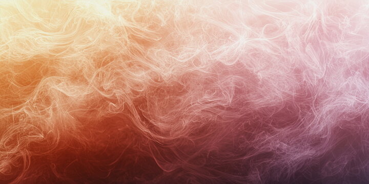 Abstract yellow background. Gold smoke streaks with pink
