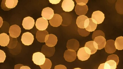 Poster - Golden Bokeh Glow Background for Simple and Elegant Designs