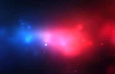 Poster - stunning abstract light background with red and blue hues, soft glows, and star-like effects for cre