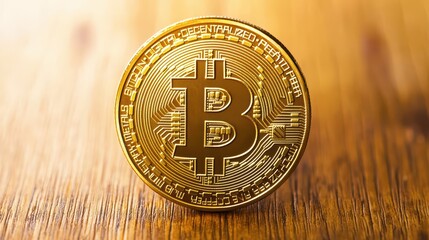 Poster - Floating Digital Currency Concept in Cyberspace Amidst Chaos