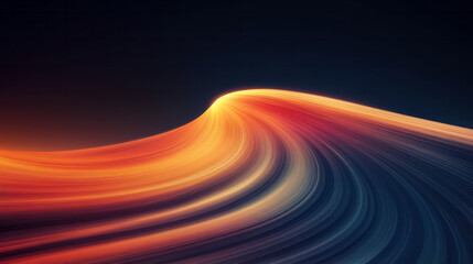 Poster - Dramatic low-angle shot emphasizing sweeping arcs moving diagonally across the frame, moody