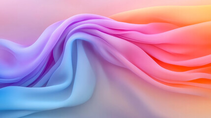 Poster - Dreamy swirl of fluid tie-dye patterns in vibrant pinks, blues, and oranges, moody shadows,