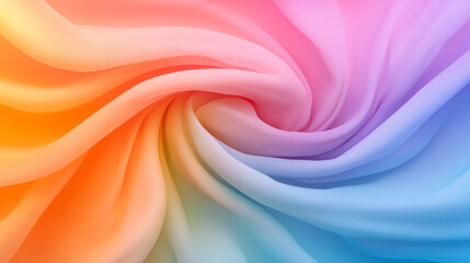 Poster - Dreamy swirl of fluid tie-dye patterns in vibrant pinks, blues, and oranges, moody shadows,