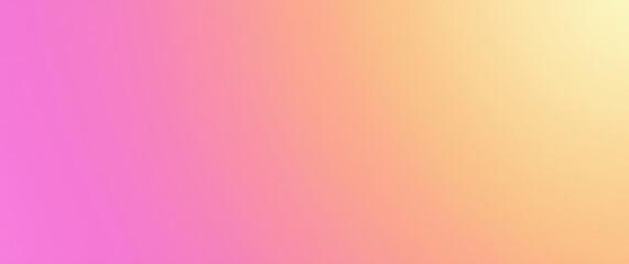 Aufkleber - Pink and yellow gradient background creating smooth transition of pastel colors