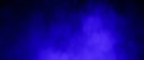 Leinwandbilder - Abstract blue smoke creating a dreamlike atmosphere
