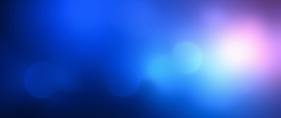 Poster - Abstract blurred pink and blue gradient background with lens flare effect