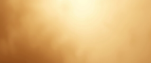 Aufkleber - Golden light gradient creating abstract background with soft warm hues