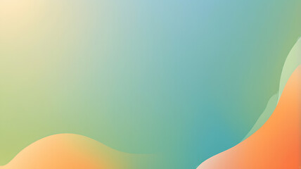 Poster - Abstract Waves: A soft gradient background with overlapping waves of vibrant color, creating a soothing and modern aesthetic.