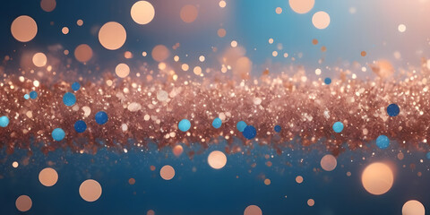 Poster - glittering celebration: abstract artwork of glitter sparkles in a festive explosion of celebration, 