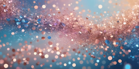 Poster - sparkle celebration abstract: a mesmerizing display of floating sparkle, celebrating the joy and mag