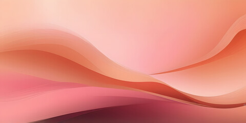Poster - abstract flow: a harmonious abstract composition of fluid, flowing shapes and curves, rendered in so