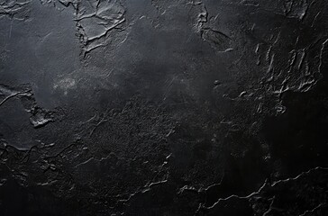 Poster - Abstract black texture background with rough surface, artistic dark design for modern presentations, wallpapers, and creative visual projects.