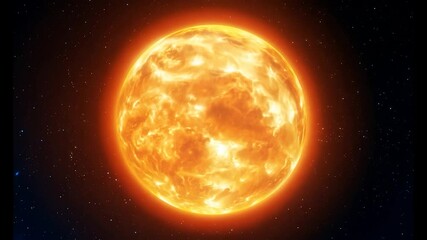 Poster - Sun shining brightly in the vast darkness of outer space, surrounded by countless stars, creating a stunning cosmic scene, perfect for space exploration and astronomy