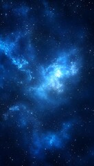 Wall Mural - a beautiful artistic depiction of space with nebulas and stars