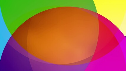 Wall Mural - abstract neon glow color 4k moving seamless art loop background abstract motion screen background an