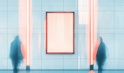 Poster - Exploring the Intersection of Light and Shadow in Urban Spaces: A Modern Artistic Perspective