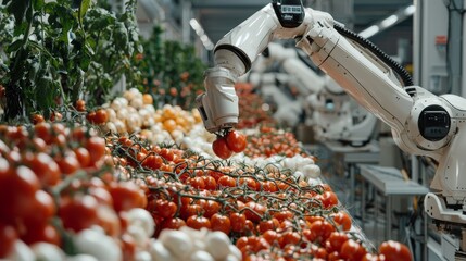 Poster - collaborative robots efficiently sort fresh tomatoes in large-scale production facilities