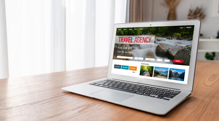 Poster - online travel agency website for modish search and travel planning offers deal and package for fligh