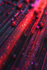 Fototapete - Black Abstract technology Illustration background