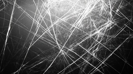 Intricate spiderweb on dark background
