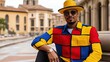 © alva studio - Man in colorful shirt, European city