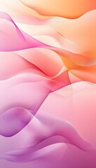 Poster - Abstract image shows flowing gradients in warm pastel colors