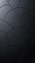 Poster - Elegant curved shapes in a dark, low key metal textured arrangement