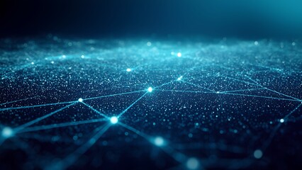 Poster - Exploring the digital web data connectivity virtual space abstract visuals high-tech environment futuristic concept