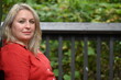 © Галина Миронюк - middle-aged blonde womanon nature background
