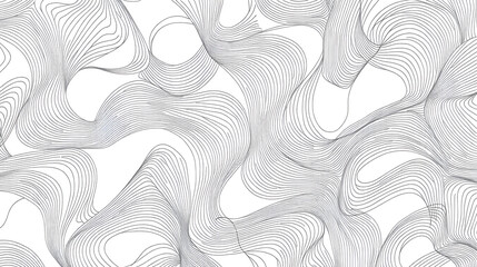 Abstract shapes.Patterns from lines.White wallpaper. Vector graphics for design, textile, decoration, cover, wallpaper, web background, wrapping paper, fabric, packaging. Repeating pattern.