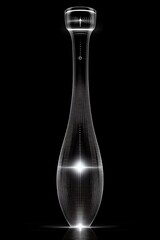 Poster - Modern, Elegant Device with Abstract, Reflective Design on Dark Background