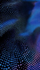 Poster - An abstract background composed of many small colored dots