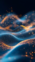 Poster - A mesmerizing abstract depiction of light and ethereal particles