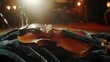 © Firman - Violin Resting on Velvet in Warmly Lit Studio during Evening Session