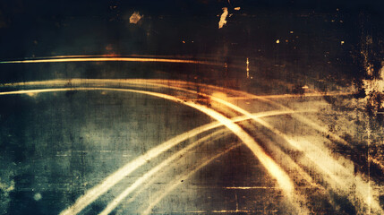 Wall Mural - Rustic hand developed film with organic light streaks and worn out textures for a nostalgic analog camera vibe