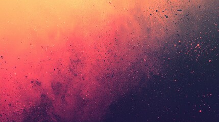 Poster - Vibrant red and yellow background creating a bright and energetic atmosphere for various creative design projects