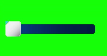 Wall Mural - Futuristic design lower third banner animation. Broadcast news lower third banner template design. Video headline title. 4K animation