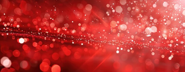 Poster - Red Glitter Sparkle Background Texture