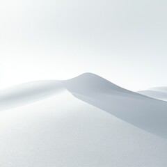 Aufkleber - Subtle Grey And White Sand Dunes Landscape