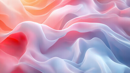 Poster - Understated pastel gradient background with gentle flowing transitions for a soft abstract feel